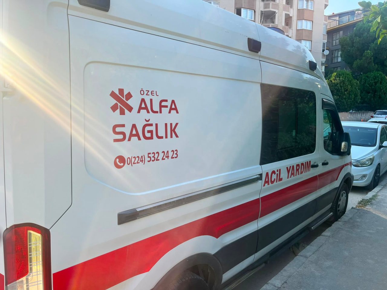 Alfa Sağlık ambulansı Bursa’da hizmete hazır